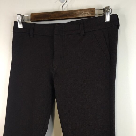 KUT From the Kluth Mia Ankle Skinny Marron and Black Stretch Pants Size 0 - Picture 3 of 8